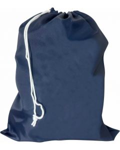 POLYESTER CORDED DRAWSTRING BAG - 35 X 41CM - NAVY BLUE - DB02