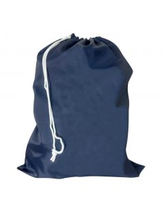 POLYESTER CORDED DRAWSTRING BAG - 35 X 41CM - NAVY BLUE - DB02