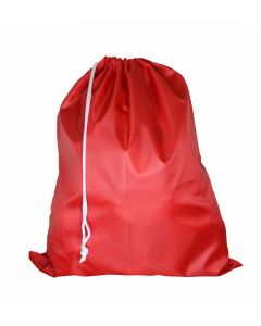 POLYESTER CORDED DRAWSTRING BAG - 35 X 41CM - RED - DB03