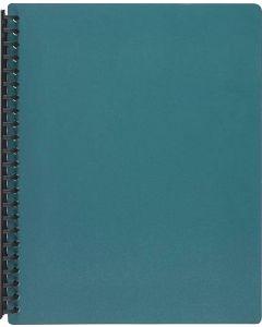DISPLAY BOOK A4 20 POCKET - REFILLABLE - GREEN - DIS04