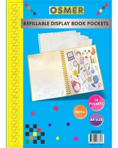 OSMER DISPLAY BOOK REFILL PACK - PACK OF 10 - DISRF