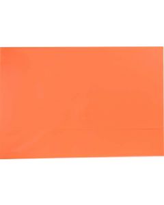 PLASTIC DOCUMENT WALLETS - FOOLSCAP - ORANGE - DWF06