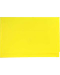 PLASTIC DOCUMENT WALLETS - FOOLSCAP - YELLOW - DWF07