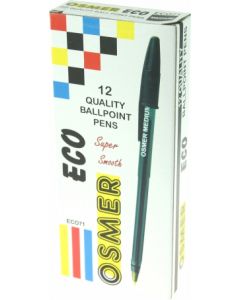 ECO BALLPENS - DOZEN - BLACK - ECO71