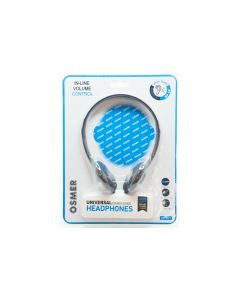 HEADPHONE WITH VOLUME CONTROL - 3.5MM PLUG - HP101