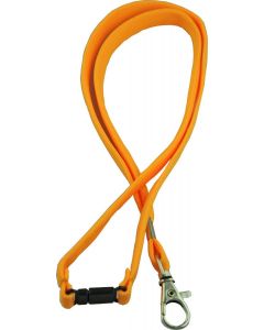 LANYARD - D CLIP WOVEN WITH SAFETY RELEASE - YELLOW - LD207