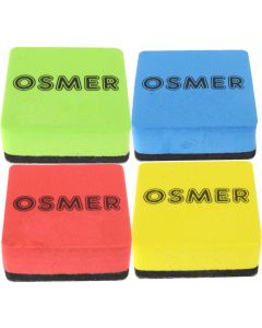 OSMER MINI WHITEBOARD ERASER - MAGNETIC - PACK OF 12 - ME222