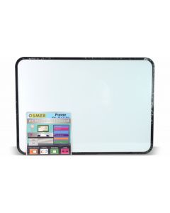 MDF WHITEBOARD - MAGNETIC - A4 - DOUBLE SIDED PLAIN - WITH FRAME - MWBFRAME