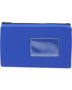 NEOPRENE NAME CARD PENCIL CASE - 1 ZIP - 23 X 15.5CM - BLUE - N2315B