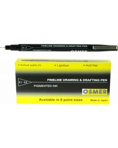 OSMER FINE LINE DRAWING & DRAFTING PEN - DOZEN - 0.2mm - OD21