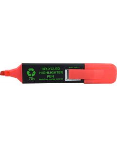 OSMER RECYCLED HIGHLIGHTER - DOZENS - RED - OH903