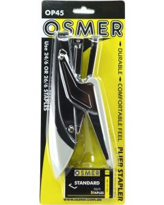 OSMER PLIER STAPLER WITH BOX OF 1000 26/6 STAPLES - OP45