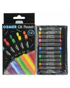 OSMER TWIST JUMBO CRAYON 6MM 12 COLOURS - TWC12C