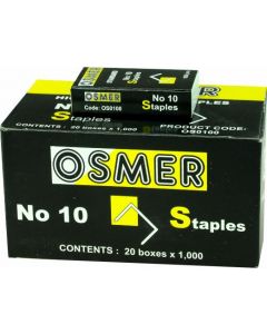 STAPLES - OSMER NO.10 STAPLES - BOX 1000 - OS0100