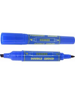 OSMER DOUBLE ENDED MARKER - DOZEN - BLUE - OS1702