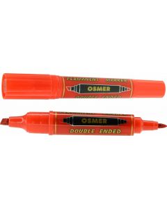 OSMER DOUBLE ENDED MARKER - DOZEN - RED - OS1703