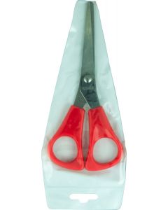 OSMER 140mm SCHOOL SCISSORS - RED HANDLE - PVC POUCH - OS203B