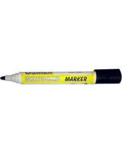 OSMER WHITEBOARD MARKERS - BULLET TIP - DOZEN - BLACK - OS501