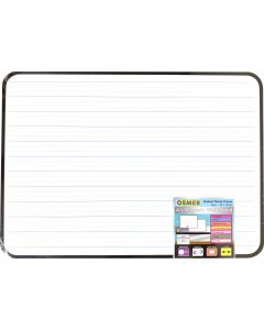 MDF WHITEBOARD - MAGNETIC - A3 - DOUBLE SIDED - PLAIN & DOTTED THIRDS - WITH FRAME - PFA3
