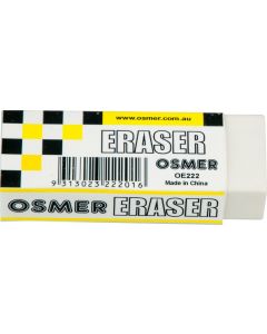 PENCIL ERASER SIZE 20 PLASTIC ERASER - BOX OF 20 - OE222