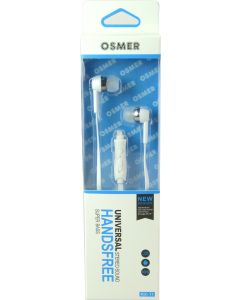 OSMER EAR-BUD EARPHONES - WHITE - RX11W