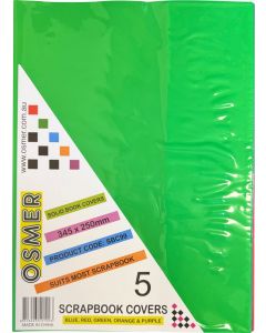 SCRAPBOOK COVER - SOLID - PACK OF 5 - SBC99