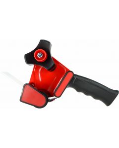 TAPE GUN DISPENSER - RETRACTABLE BLADE - BLACK & RED - TG01