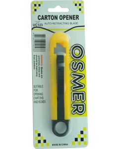 OSMER AUTO-RETRACTING CARTON OPENER - UC123