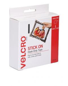 DISPENSER BOX  - VELCRO® BRAND  STRIP HOOK ONLY - WHITE - V20140