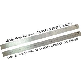 45 top cm scale