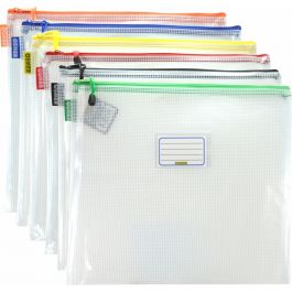 Clear mesh pouch sale a4